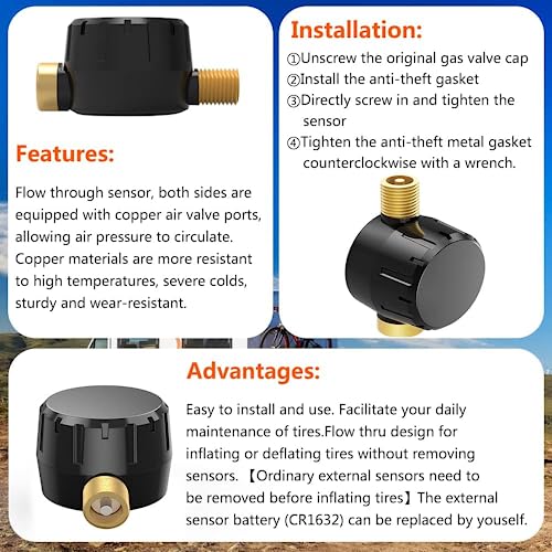 B-Qtech Remolque RV TPMS Sistema solar de monitoreo de presi