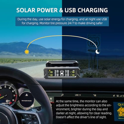 Sistema de monitoreo de presión de neumáticos TPMS 【Actualiz