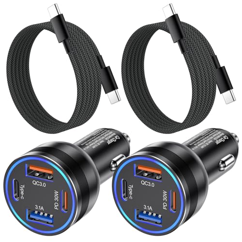 Cargador de coche USB C para iPhone 16/15 Pro Max, cargador