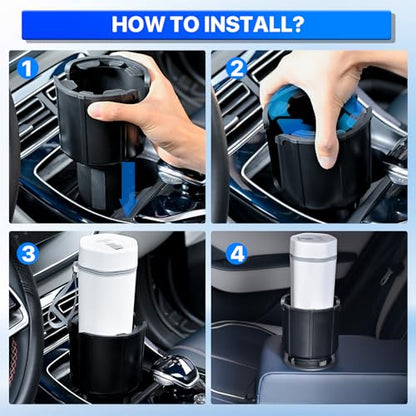 Adaptador expansor para portavasos de automóvil, compatible