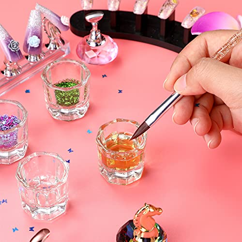 12 platos de uñas Dappen Platos acrílicos para uñas, monómer