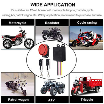 Kit de seguridad para motocicleta, sistema de alarma, arranq