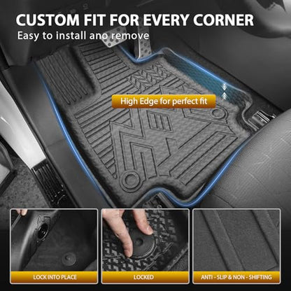 Powerty Tapete de suelo para Toyota RAV4 2019-2025, tapete d