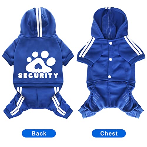 Sudadera con capucha para perro, ropa de seguridad de 4 pata