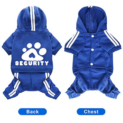 Sudadera con capucha para perro, ropa de seguridad de 4 pata