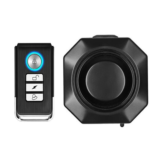 Alarma de bicicleta recargable USB de 110 db con control rem
