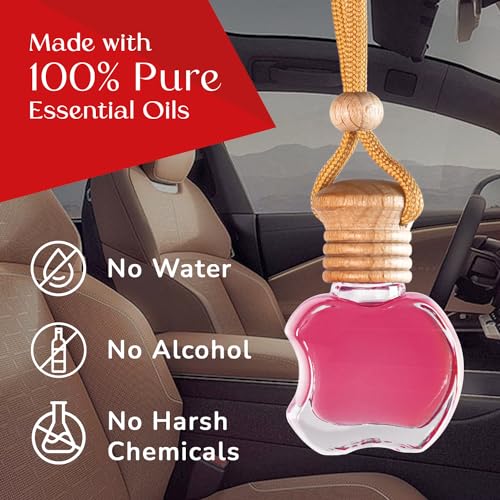 Kabod Ambientador colgante para automóvil, con flores, 0.3 f
