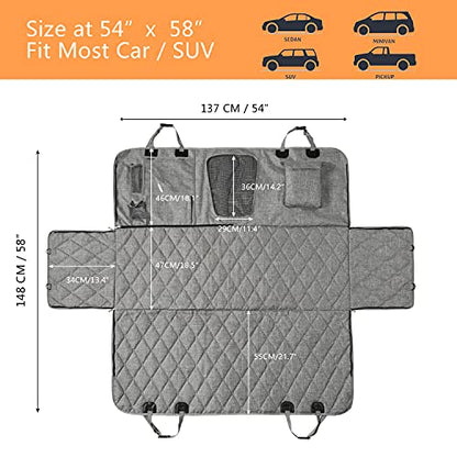 Funda impermeable para asiento trasero de automóvil, hamaca