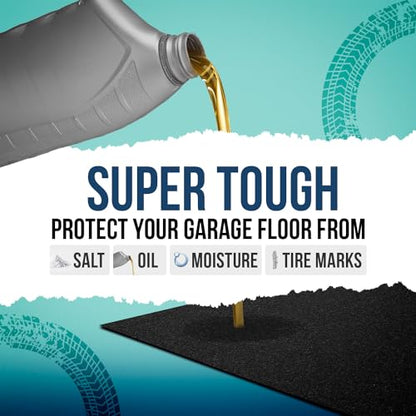 ITSOFT - Alfombrilla para absorber aceite de auto, de alta c