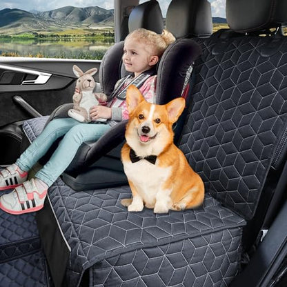 Funda de asiento de automóvil para perro, para asiento trase