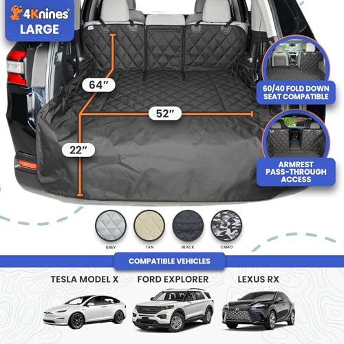 4Knines - Forro de carga resistente para asientos plegables,