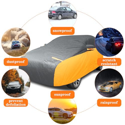 Riakrum Funda completa impermeable para la mayoría de las co