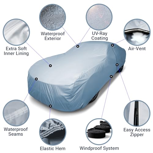 iCarCover Compatible con: [Mercury Cougar] 1967-1970 - Funda