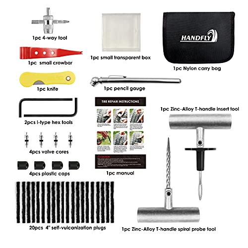 Kit de reparación de neumáticos de alta resistencia, kit de