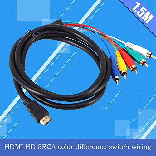Zerone Cable HDMI a cable de 5 pies / 4.9 ft, HDMI HD 1080P