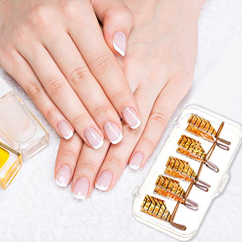 20 piezas de extensión de uñas reutilizables, protector de p