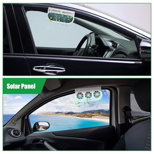 Paquete de 2 ventiladores de escape de automóvil con energía