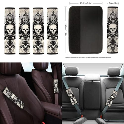 Buybai Juego completo de fundas de asiento de coche de calav