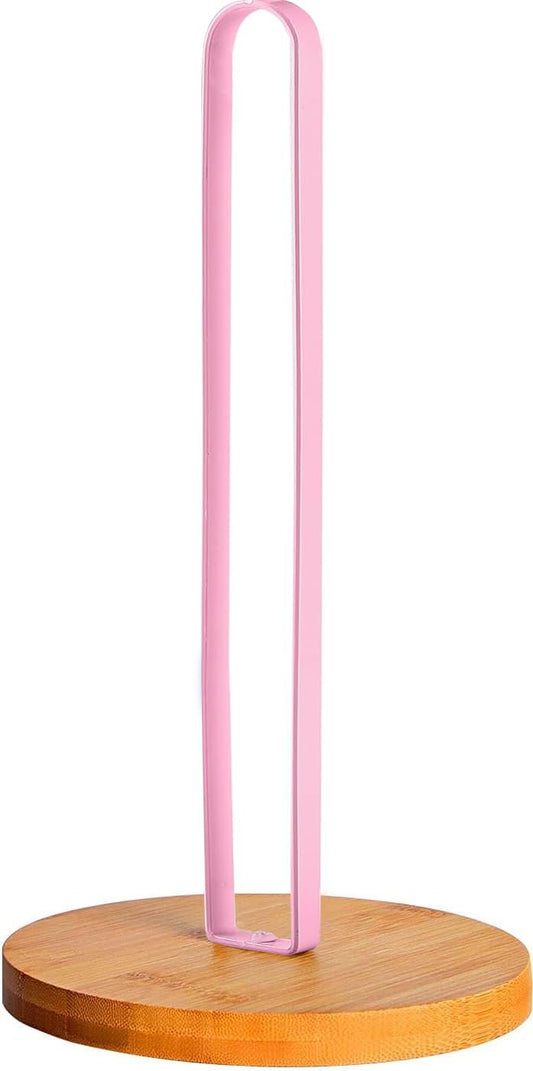 TONLEA Toallero de madera para encimera, soporte para toalla