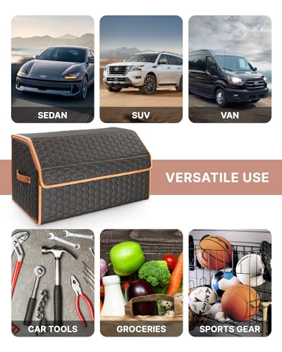 Organizador plegable de maletero para almacenamiento de auto