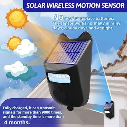 Alarmas solares inalámbricas para entrada exterior resistent
