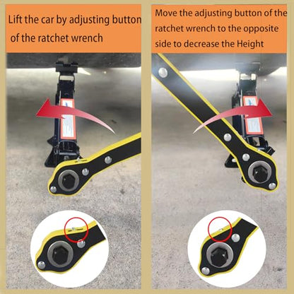 Kit de gato de automóvil de 2 toneladas para automóvil, kit