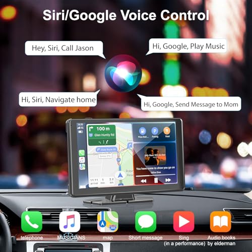 Carplay - Pantalla táctil inalámbrica portátil para automóvi