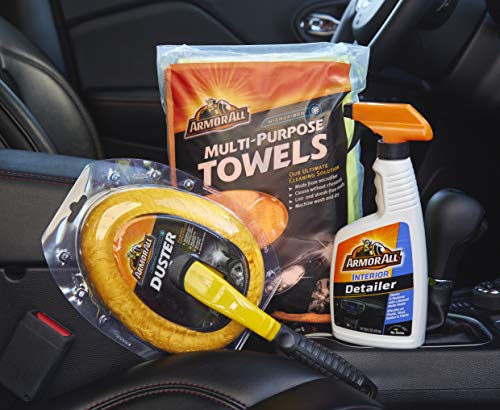 Armor All Kit de limpieza interior del automóvil, spray para
