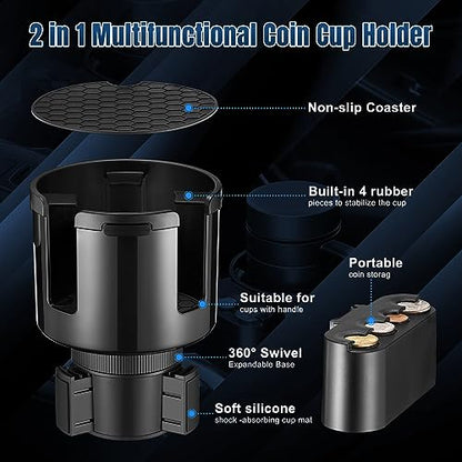 Paquete de 2 expansores de vasos para automóvil con soporte