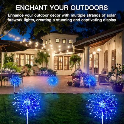 suddus Luces solares de jardín para exteriores, impermeables
