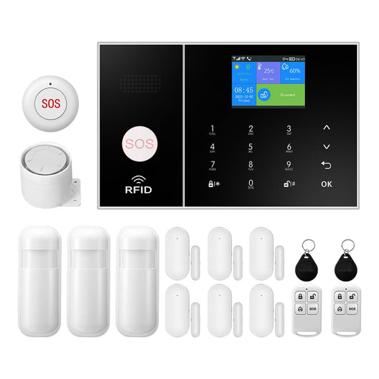 YBJ Sistema de alarma inalámbrico para el hogar, sistema de