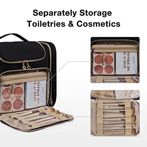 BAGSMART Neceser de viaje, neceser de viaje para mujer, bols