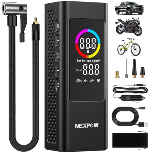 NEXPOW Compresor de aire de alta potencia NP27 - Inflador de