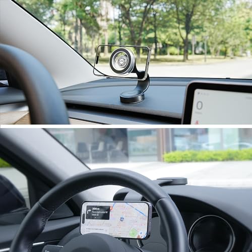 APPS2Car Magsafe - Soporte de teléfono magnético giratorio y