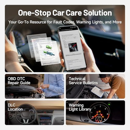 TOPDON Carpal OBD2 escáner Bluetooth - Escáner para coche, h