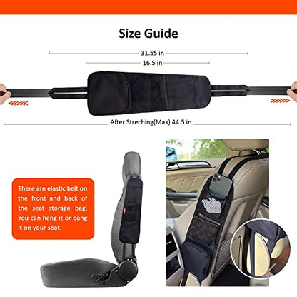 Luckybay Organizador lateral para asiento de automóvil, bols