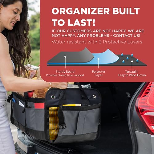 TRUNKCRATEPRO Organizador de almacenamiento para automóvil,