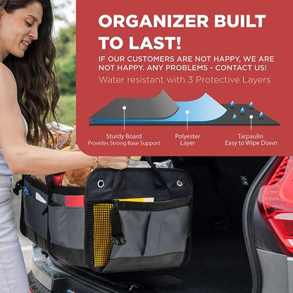 TRUNKCRATEPRO Organizador de almacenamiento para automóvil,