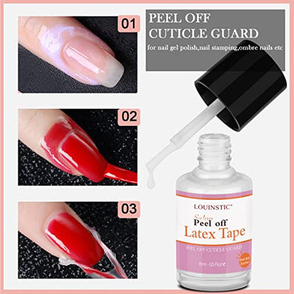 LOUINSTIC Removedor de gel, 3 – 5 minutos de esmalte de uñas