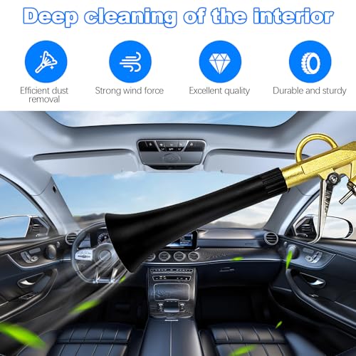 Kit de pistola de limpieza de automóvil, herramientas de det