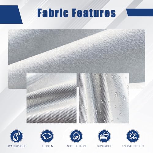 Kayme - Cubierta completa impermeable de 6 capas para automó