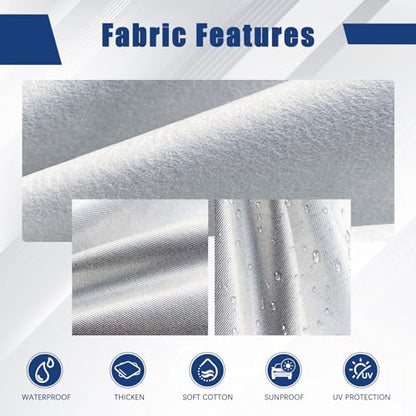 Kayme - Cubierta completa impermeable de 6 capas para automó
