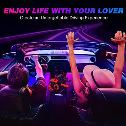 Luces interiores de automóviles dentro de tu automóvil, luce