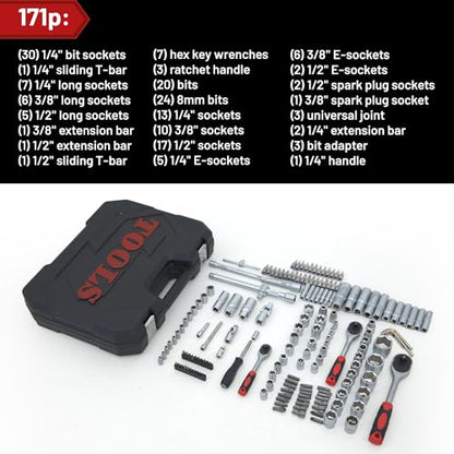 Ultimate Sockets Set de herramientas de mano integral, perfe