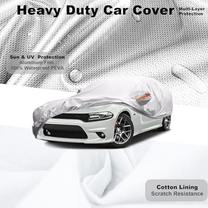 Funda de automóvil de 6 capas impermeable para todo tipo de