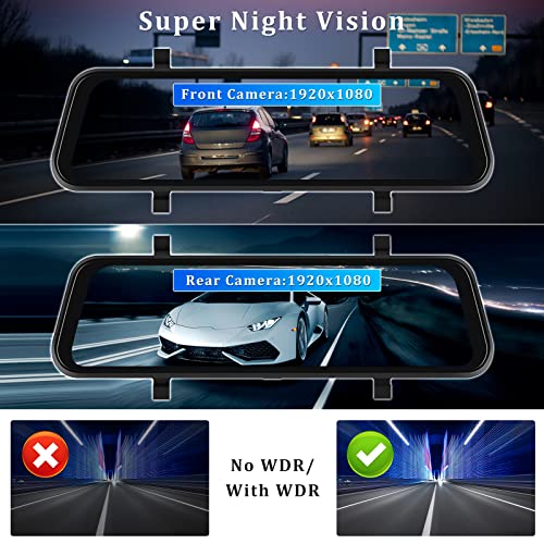 Cámara de tablero de espejo compatible con Apple Carplay y A