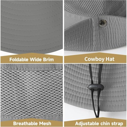 ZOORON Sun Hats for Men Women Fishing Hat UPF 50+ Breathable