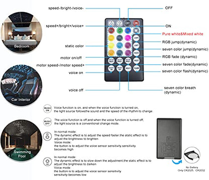 Luces Azimom Bluetooth, con control, de 16 vatios, parpadean