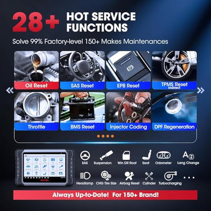 Autel MaxiCOM MK808 OBD2 herramienta de diagnóstico con toda