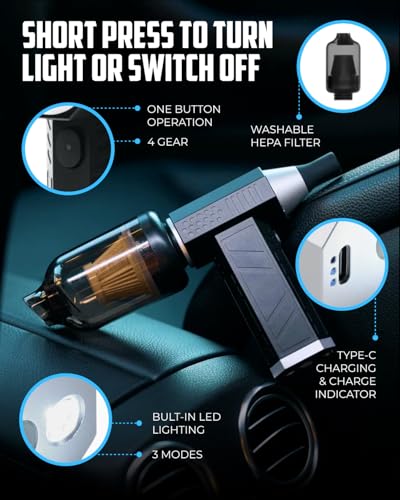 Aspirador portátil para automóvil "CrossClean 2 en 1 Aspirad
